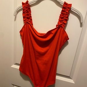 Red bodysuit